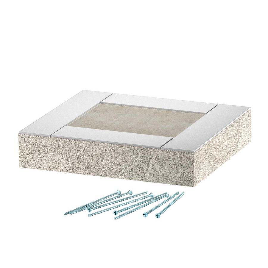 Eindstuk EI60 voor PLCS D060810 100x80 glasvezel grijs