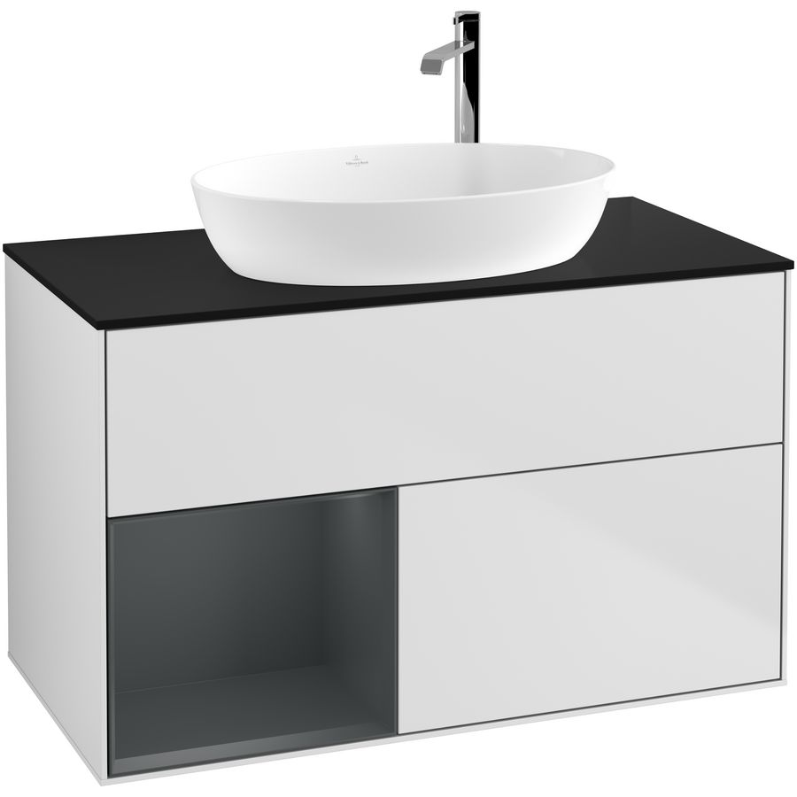 Wastafelonderkast Finion 1000x603x501mm White Matt Lacquer G892HGMT