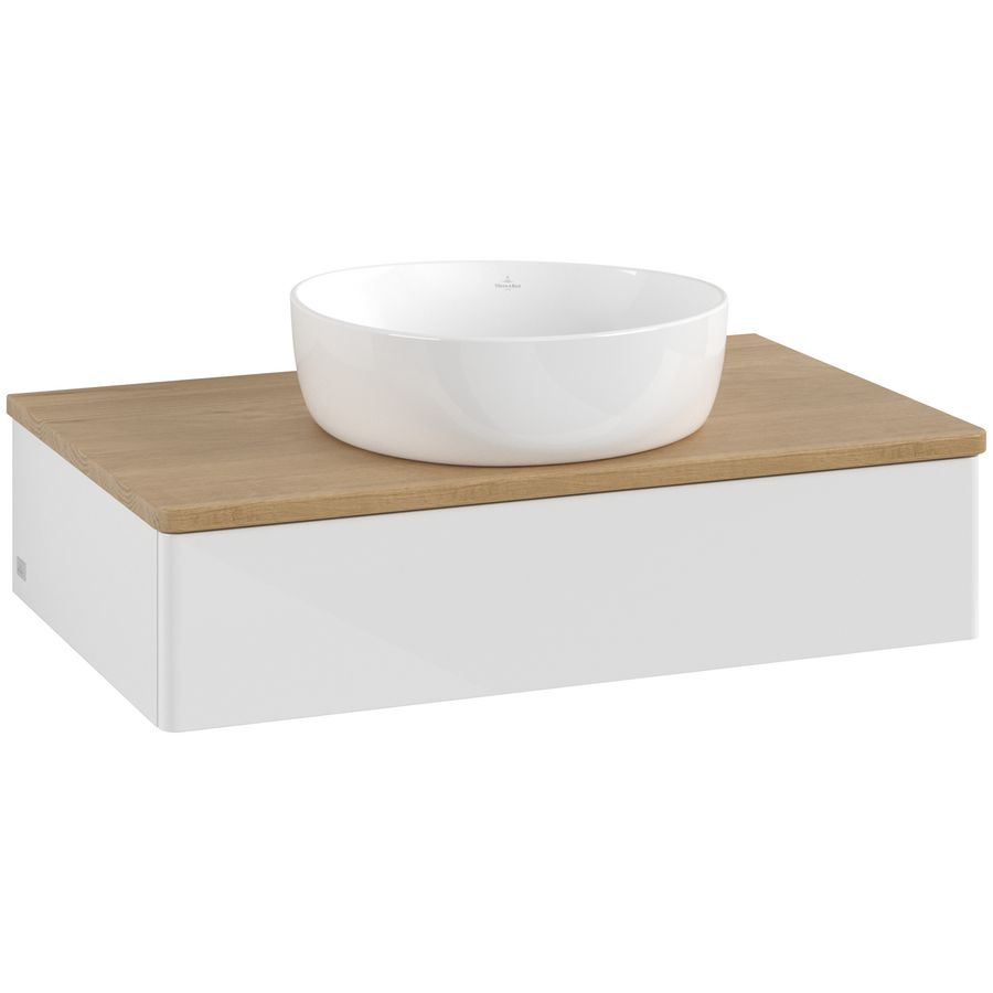 Wastafelonderkast Antao 800x190x500mm G.White.L K08011GF
