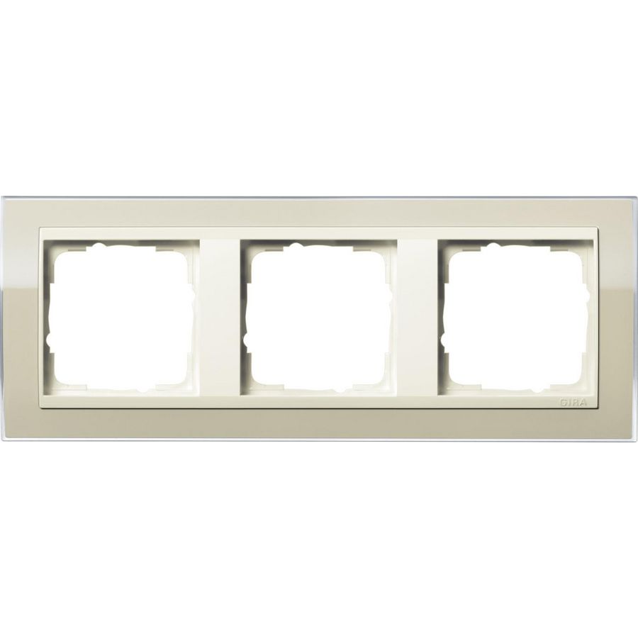 afdekraam 3-v overgangsafdekplaat CW Gira Event Clear zand