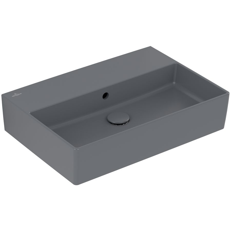 Wastafel Memento 2.0 600x420mm Grafiet CeramicPlus  4A2262I4