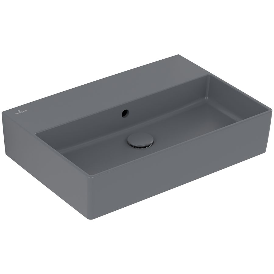 Wastafel Memento 2.0 600x420mm Grafiet CeramicPlus  4A226JI4
