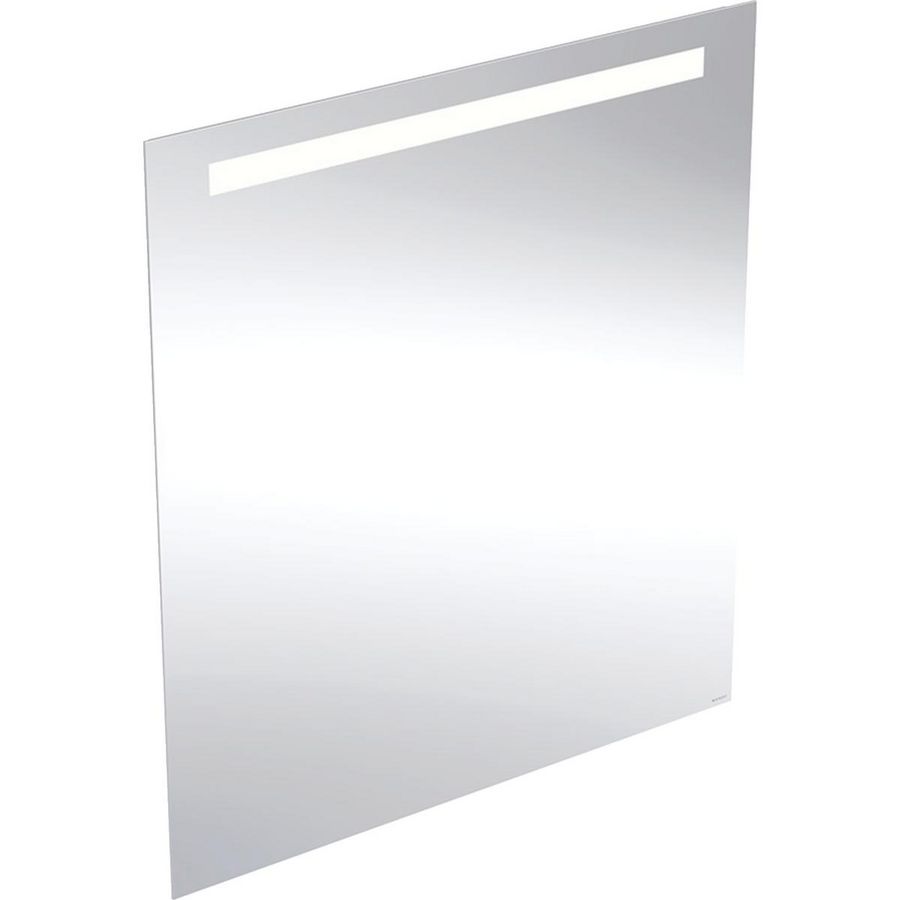 OPTION BASIC SQUARE spiegel 800x900mm (bxh) aluminium incl. led-verlichting boven