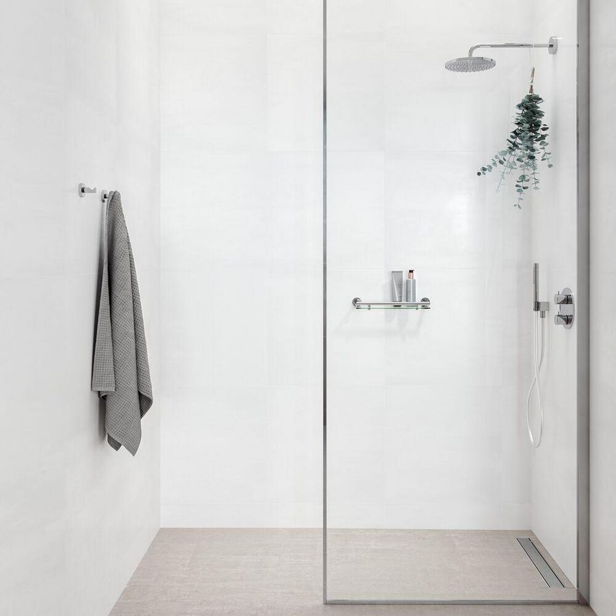 Planchet glas/chroom 350mm NEMOX