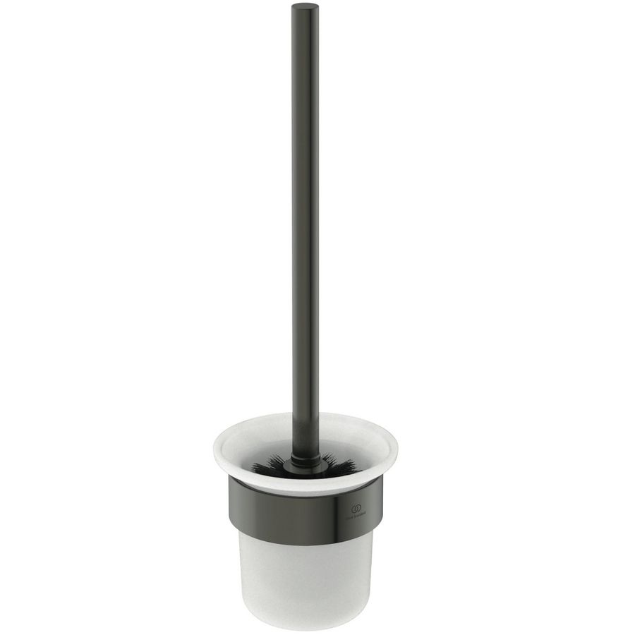 conca closetborstelgarnituur rond wandmontage magnetic grey (grijs)