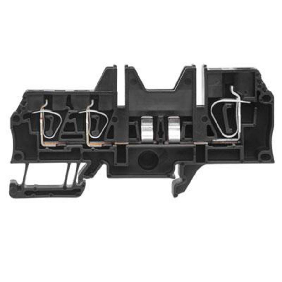 Zekeringsklem zwart 6mm2 57 A 500 V Nu VVE=10