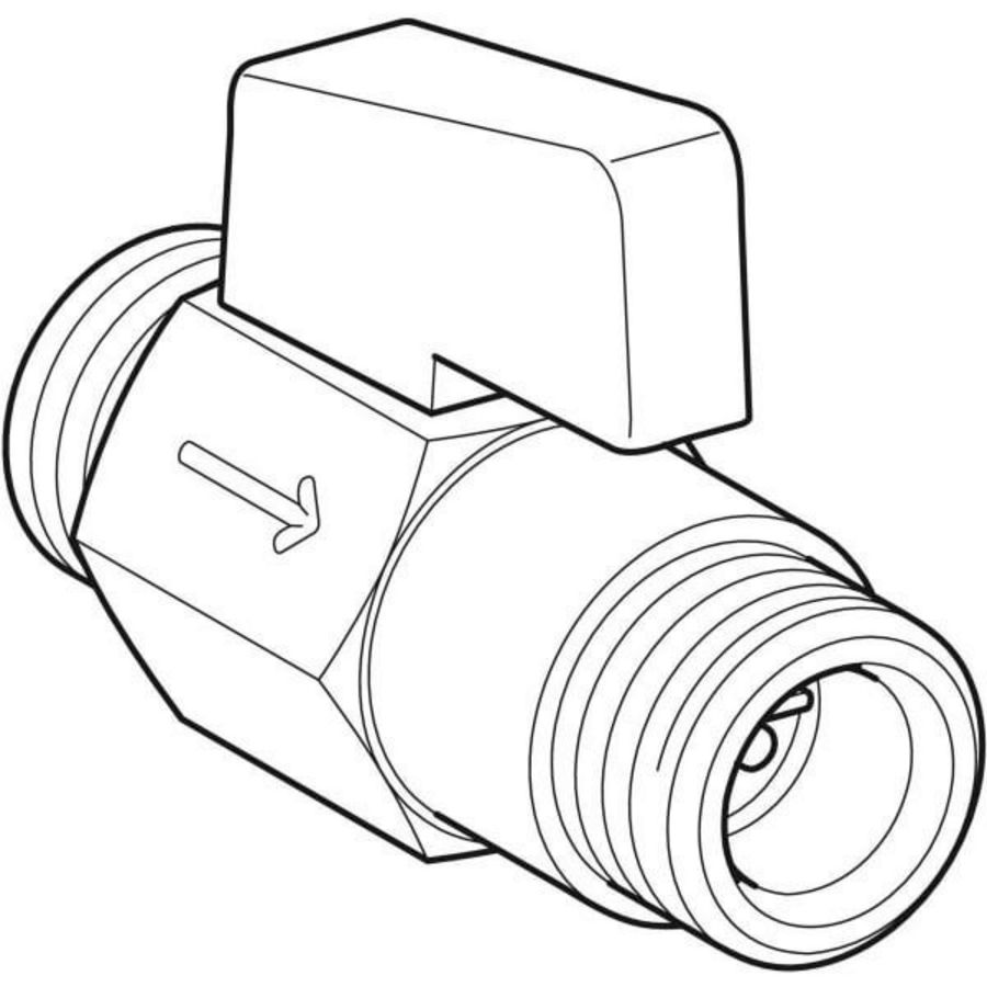 Kogelkraan 3/8 / G3/8 compleet
