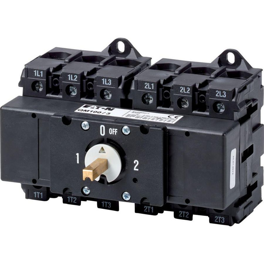 Omschakelaar QM 100A 2x 3-polig