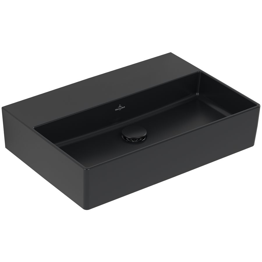 Wastafel Memento 2.0 600x420mm Pure Black CeramicPlus  4A2263R7