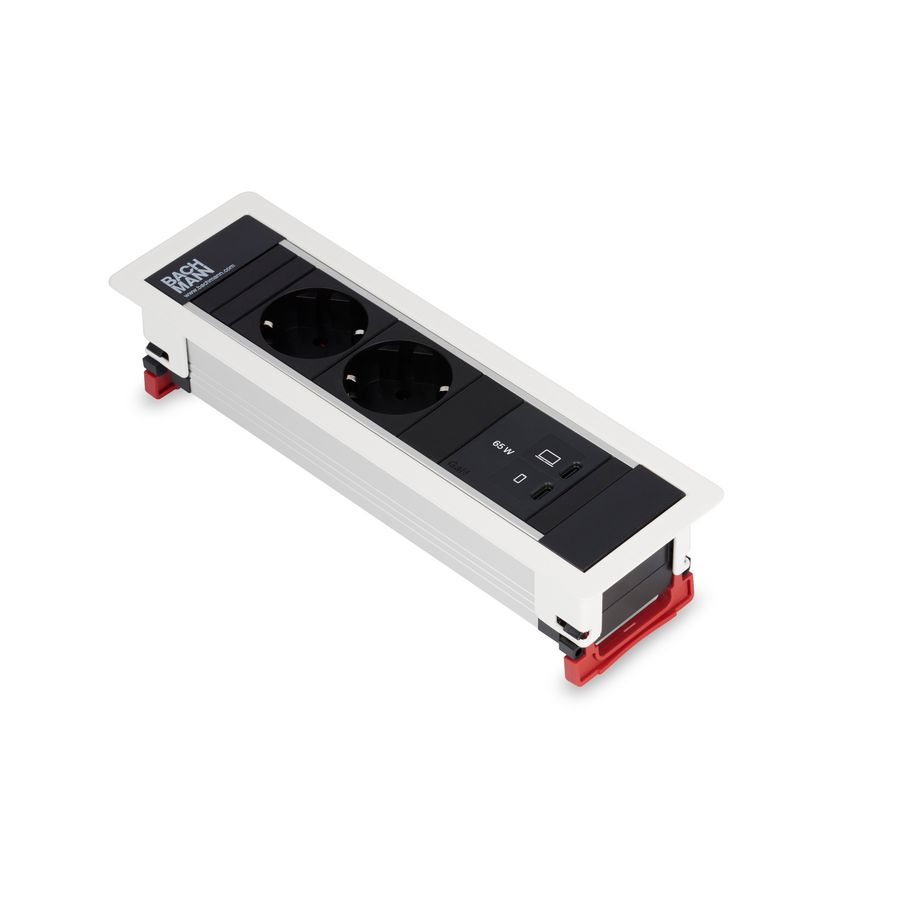 POWER FRAME 2x 230V RA 1x USB C/C chrgr 65W 0,2m GST o.g.