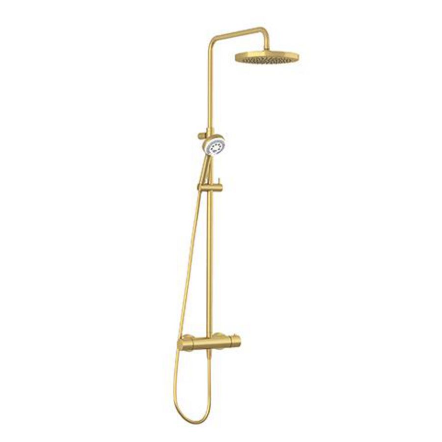 Logo 3S Dual Shower System Therm B.Gold