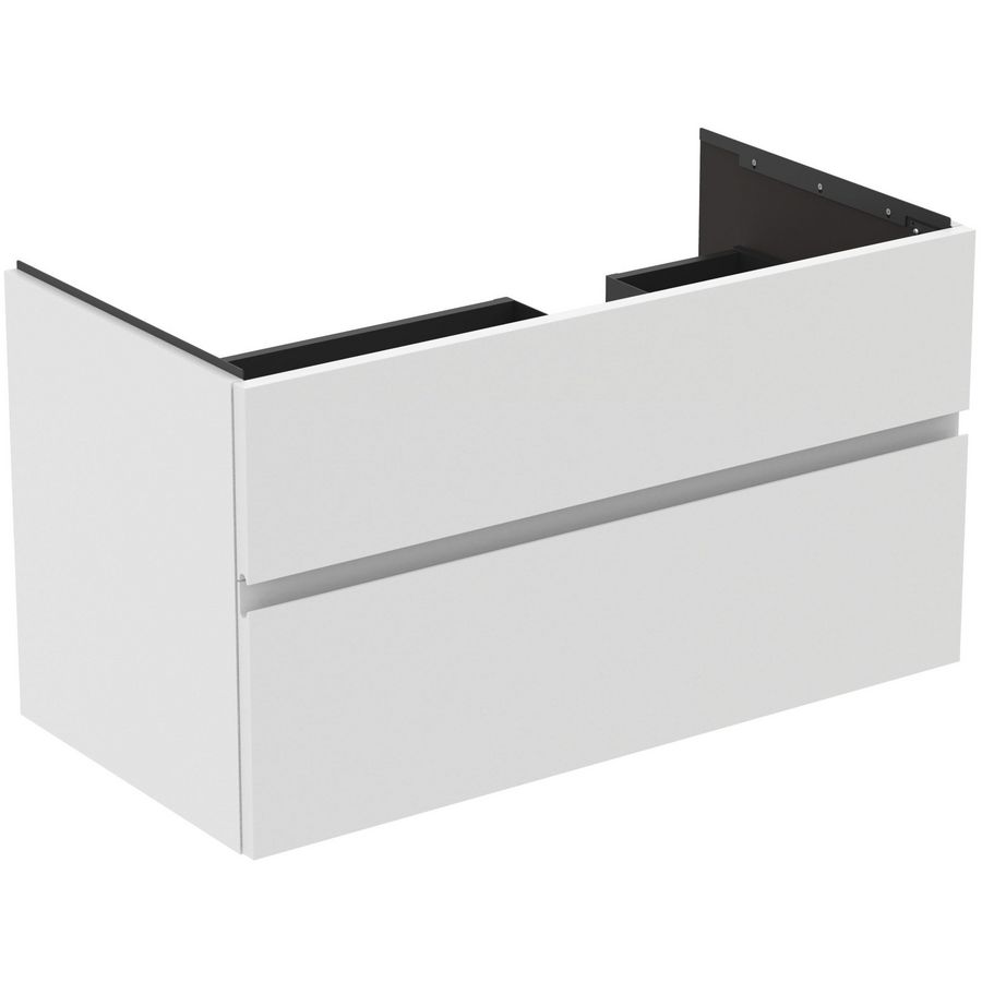 Wastafelmeubel 1000x505x550mm matt white 2 laden Finesse E3446Y1