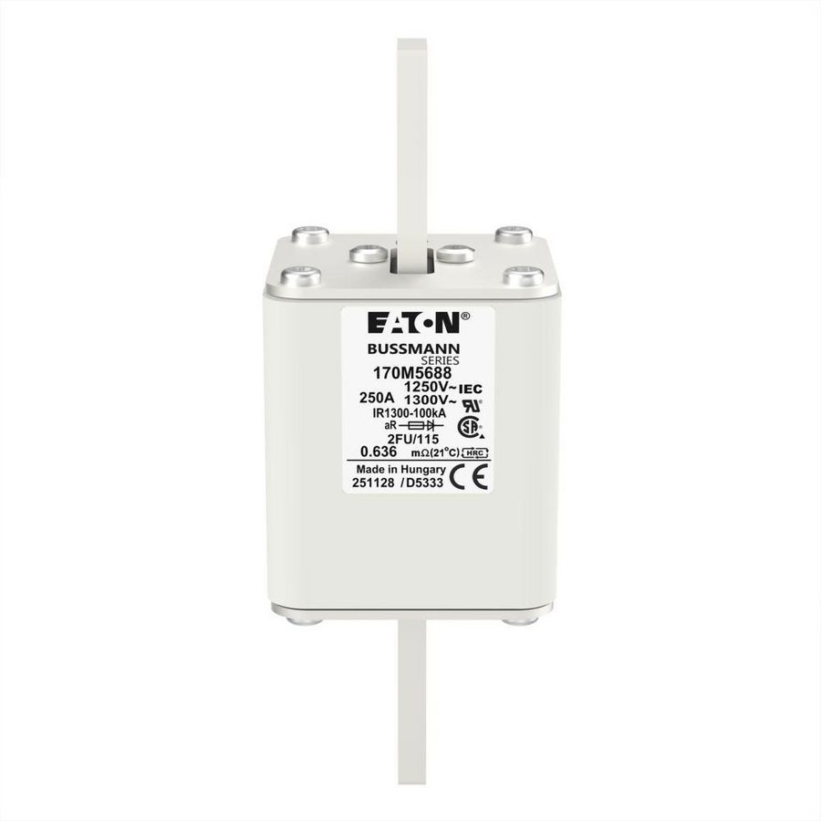 Zekeringelement FUSE 250A 1250V 2FU/115 AR CU VVE=3