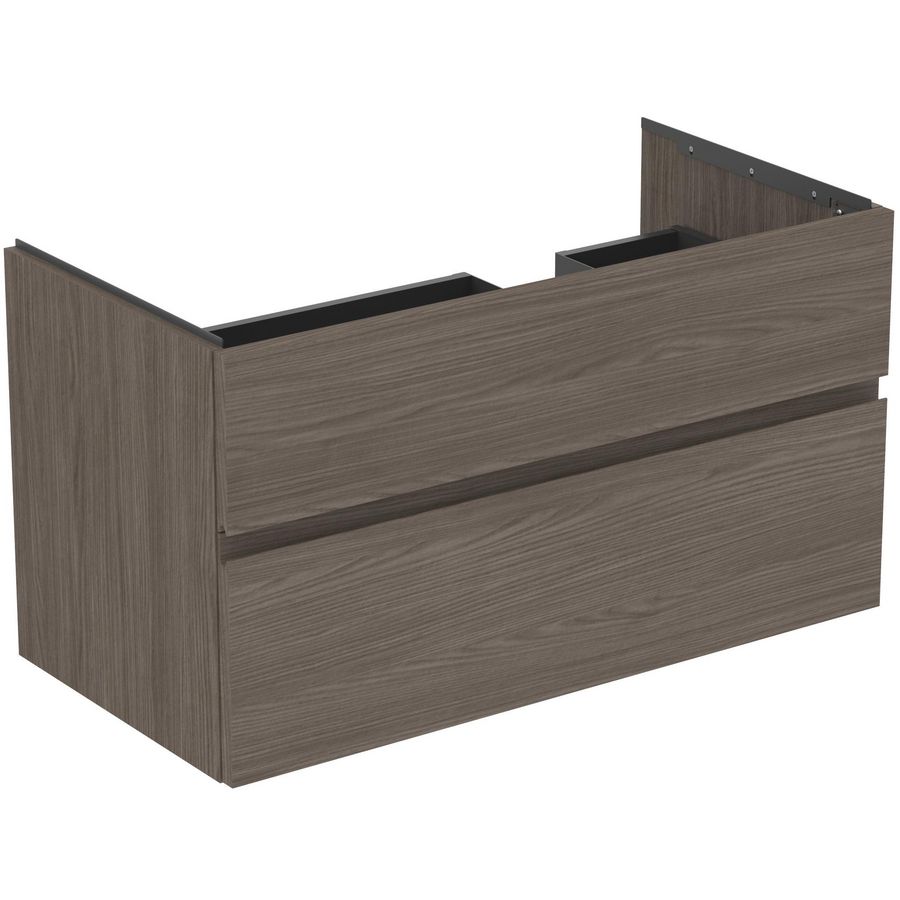 Wastafelmeubel 1000x505x550mm dark elm 2 laden Finesse E3446UR