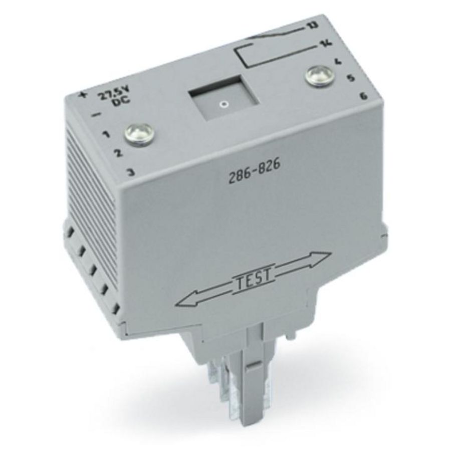 AND-poortmodule met 6 ingangen li.grijs 286-826