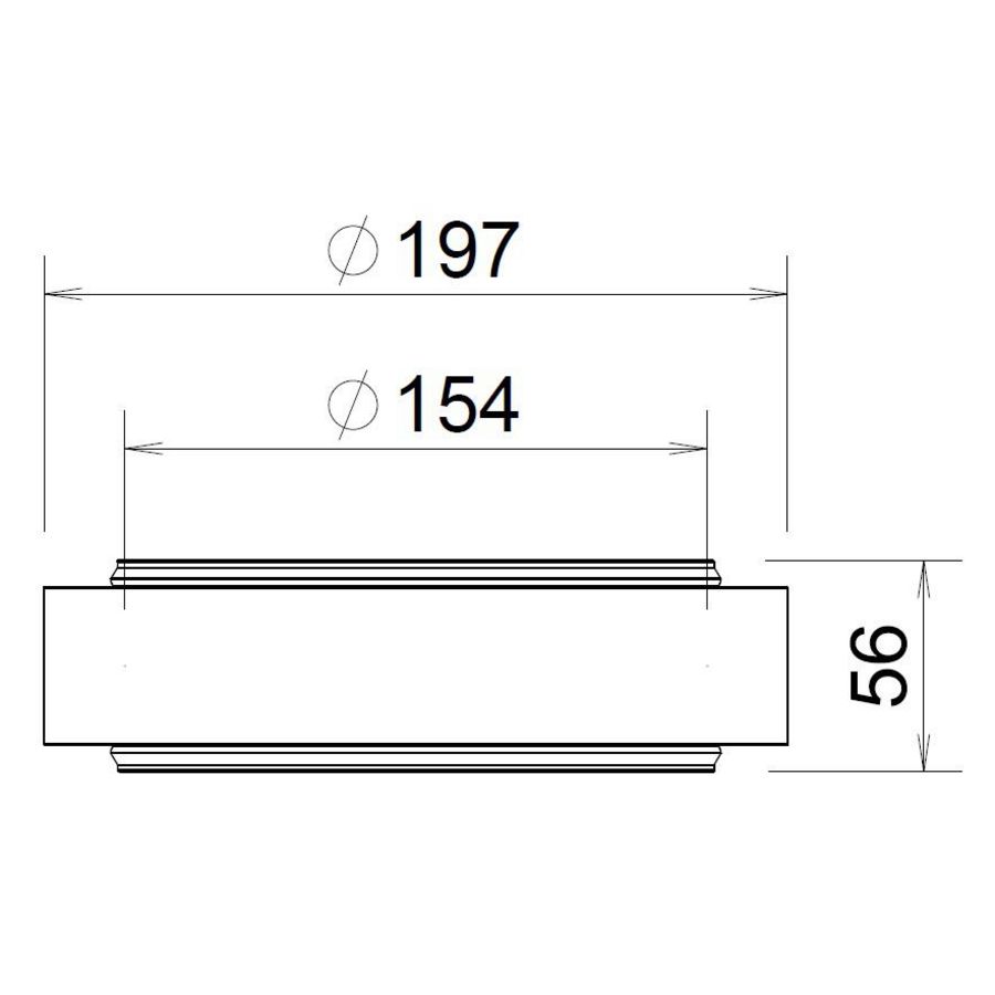 Koppelstuk EPS 160 VVE=12