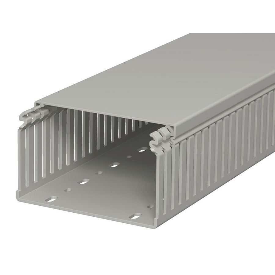 Bedradingskoker 75x125x2000 polyvinylch. steengrijs VVE=8