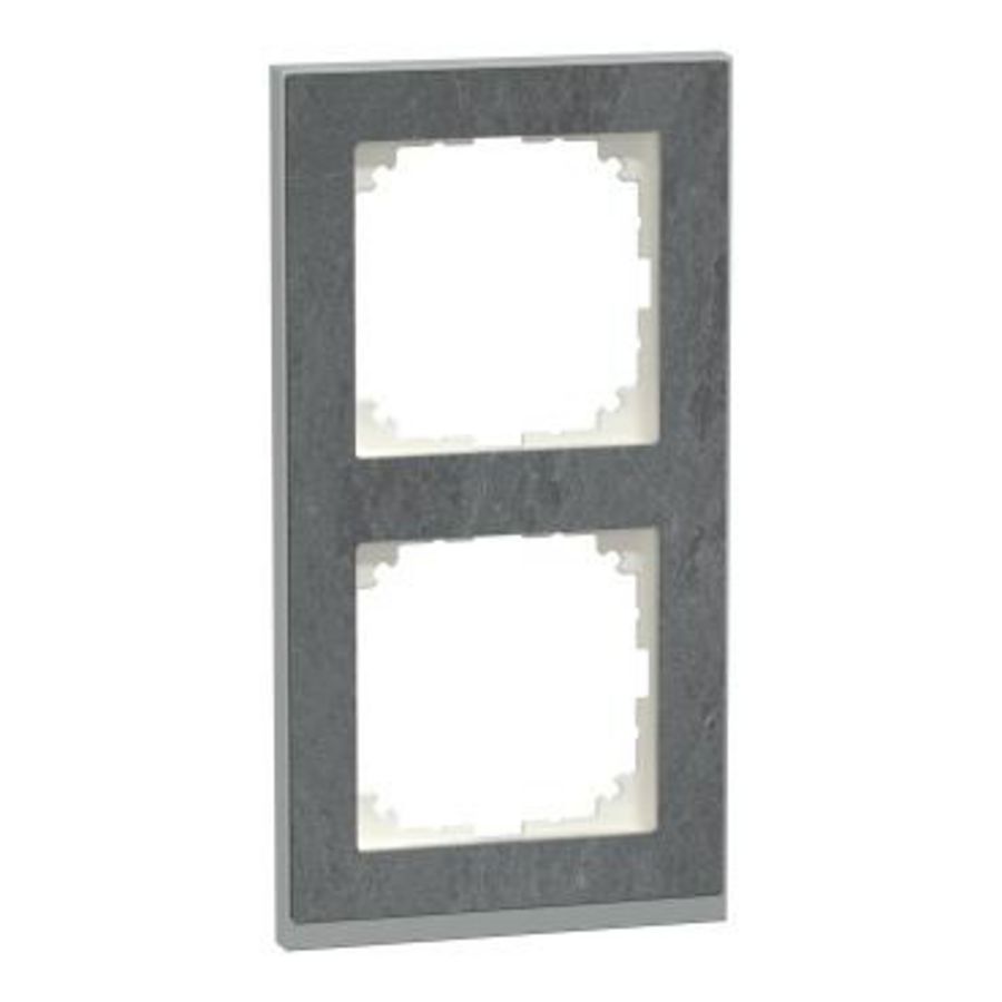 Afdekraam M-Pure Decor 2-voudig Steen Leisteen Systeem M