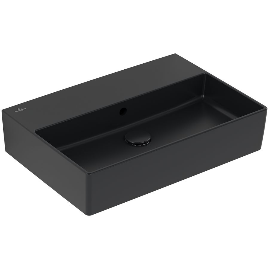 Wastafel Memento 2.0 600x420mm Pure Black CeramicPlus  4A226JR7