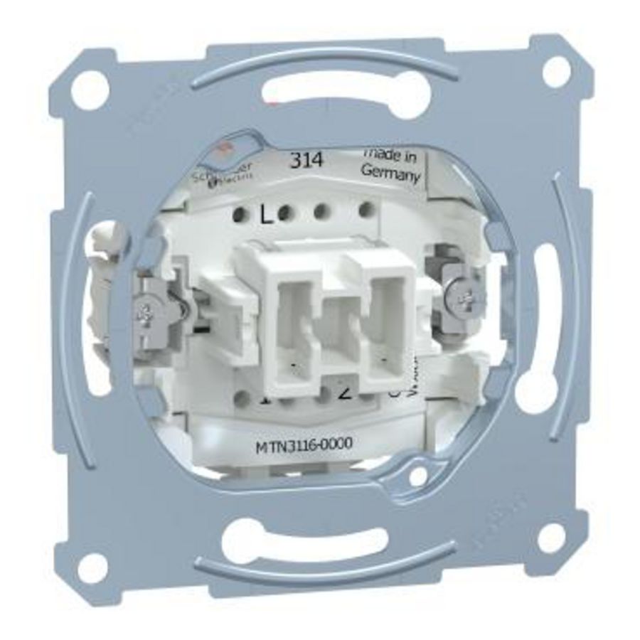 Sokkel Wisselschakelaar 10A/AC 250V Merten