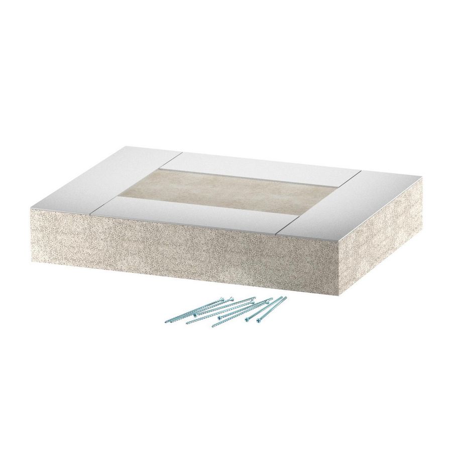 Eindstuk EI90 voor PLCS D091220 200x120 glasvezel grijs
