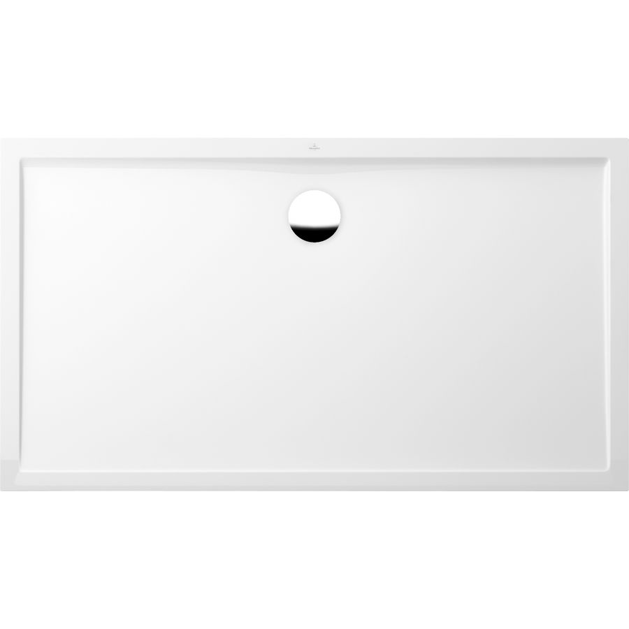 Douchebak Fururion Flat 4-H 1800x900x25mm Quaryl wit Alpin
