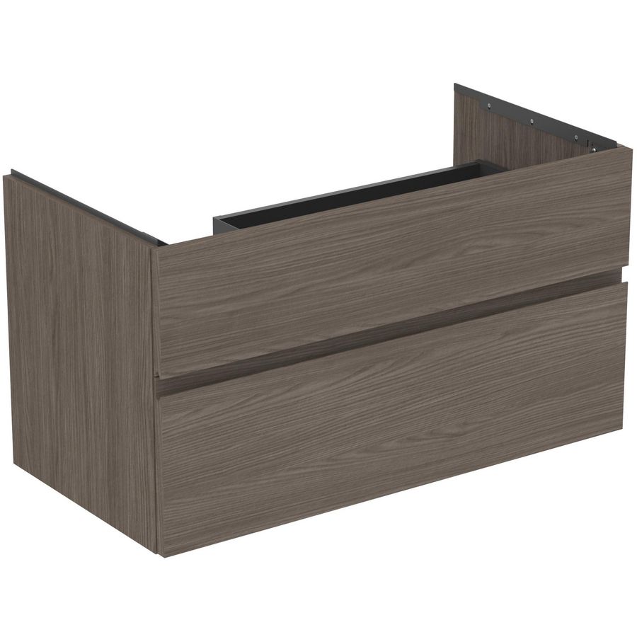 Wastafelmeubel 1000x505x550mm dark elm 2 laden Finesse E3445UR
