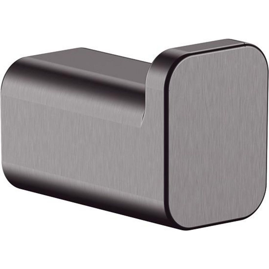 AddStoris wandhaakje brushed black chrome