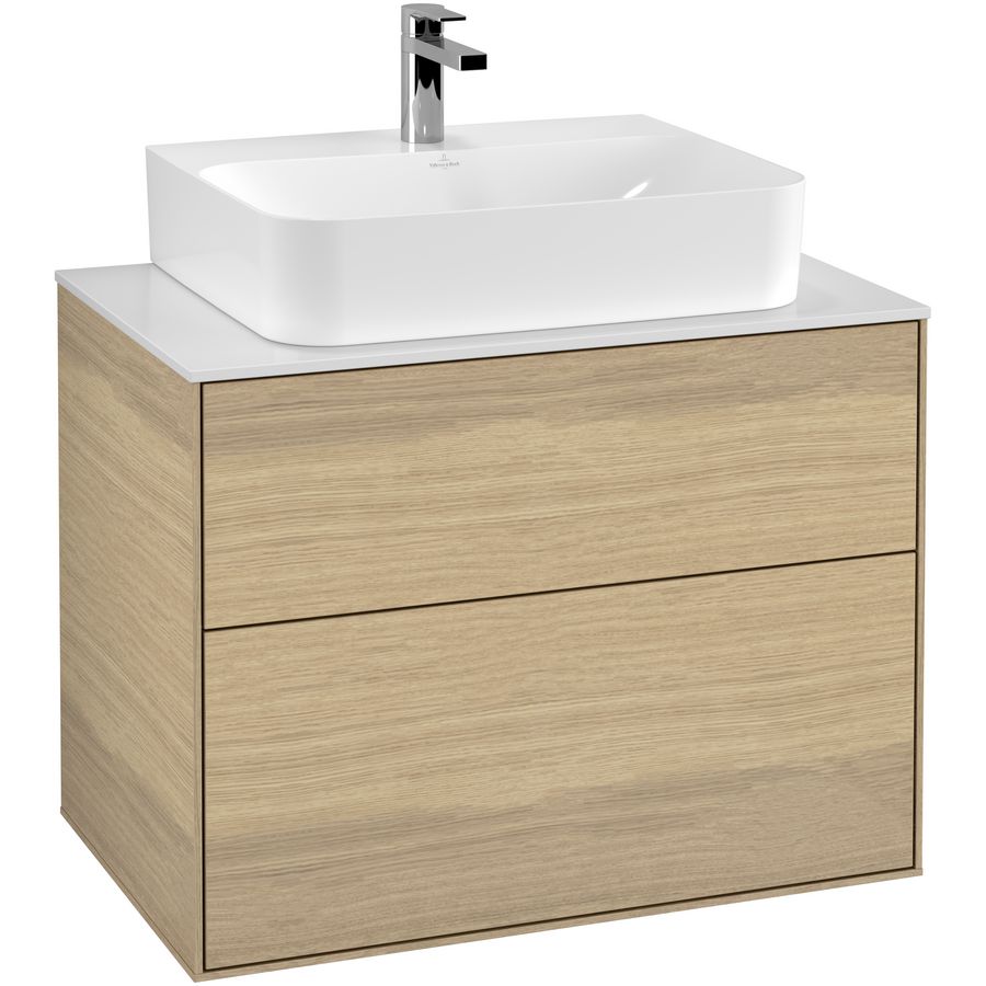 Wastafelonderkast Finion 800x603x501mm Oak Veneer F09100PC