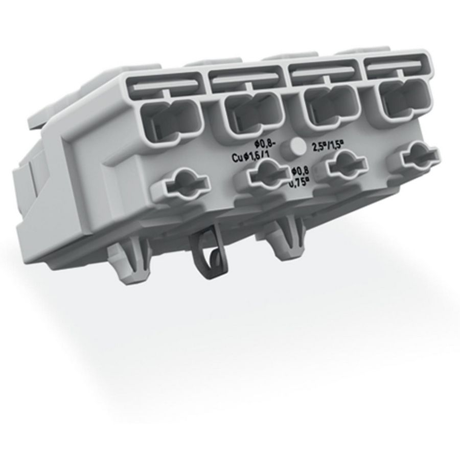 Kroonklem Drukknop extern direct PE-contact 294-5124 VVE=500