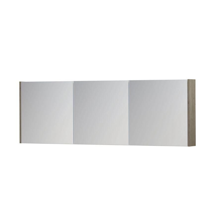 INK SPK1 Spiegelkast 3 dr Greige eiken 180x60