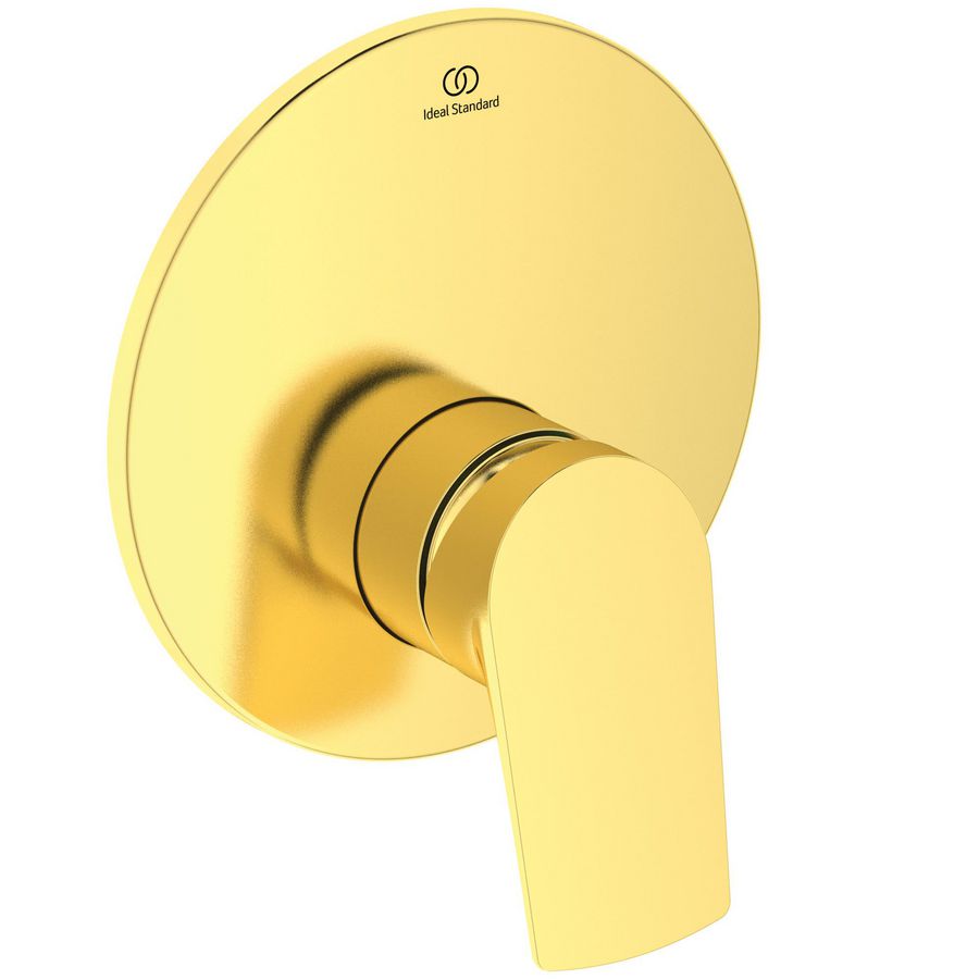 Douchemengkraan (afbouwdeel) 163x77x187mm brushed gold La Dolce Vita