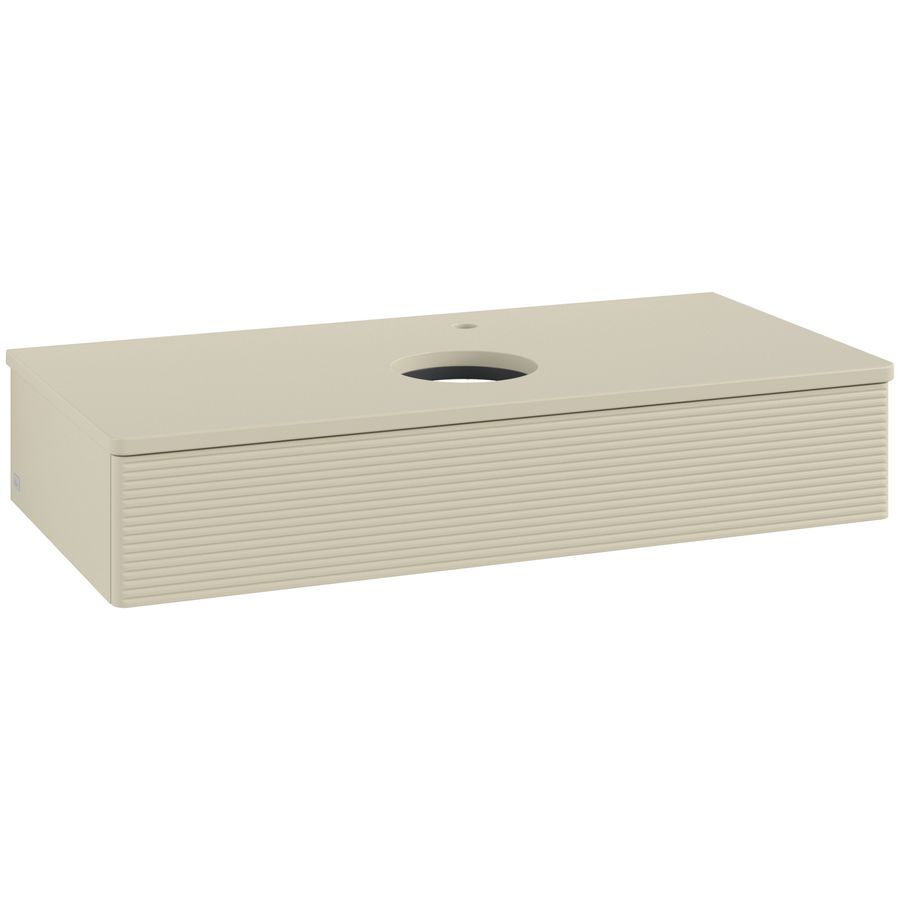 Wastafelonderkast Antao 1000x190x500mm S.Grey Matt Lacquer L09150HJ