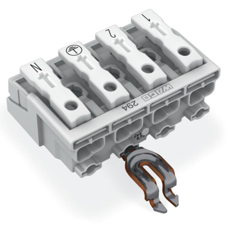 Kroonklem Drukknop extern HA PE-klikcontact 294-4314 VVE=500