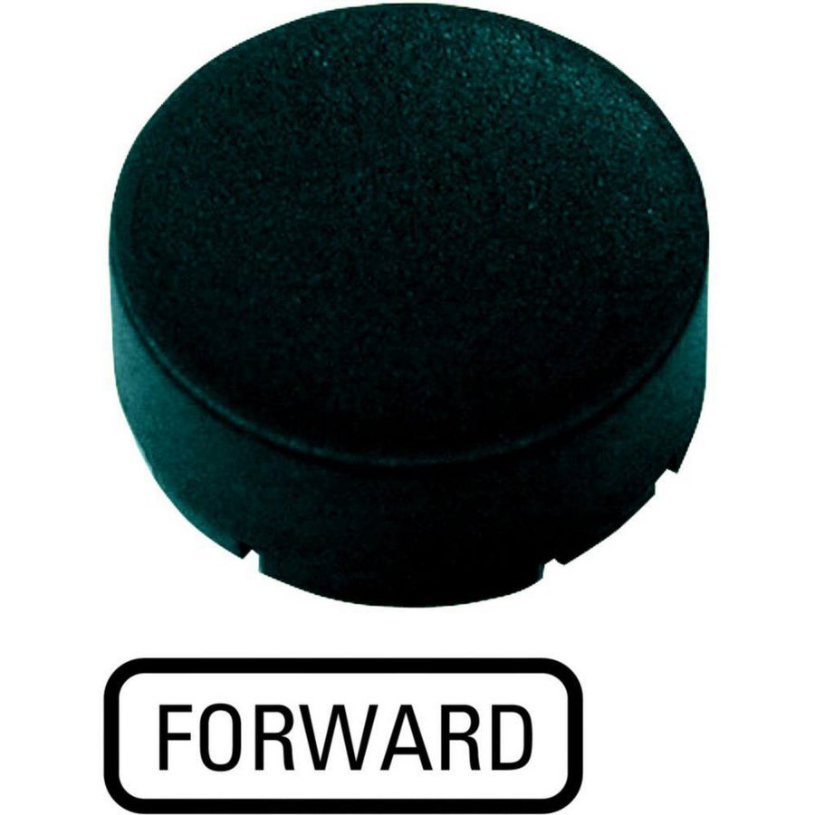 Indicatieplaatje hoog zwart FORWARD