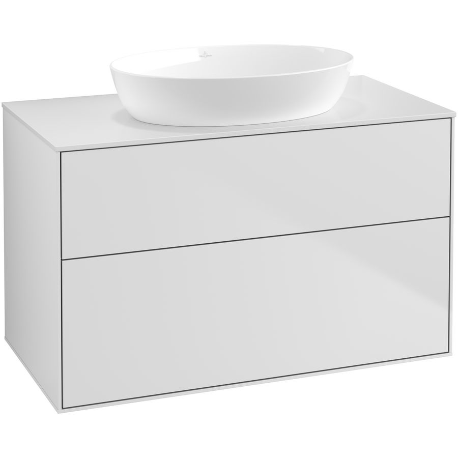 Wastafelonderkast Finion 1000x603x501mm White Matt Lacquer GA0100MT