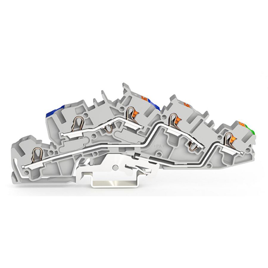 Etage installatieklem bedieningsopening + drukknop  4mm² 7546 VVE=50
