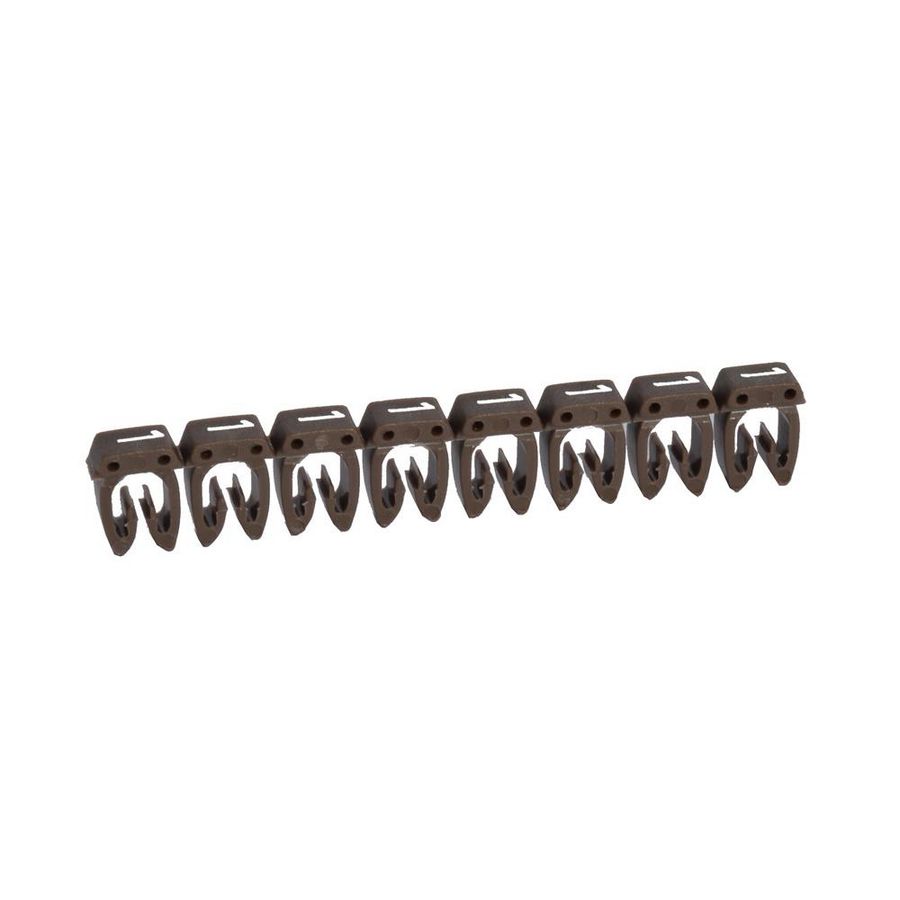 Codeerteken CAB 3 cijfer 1 bruin 4-6mm² VVE=800