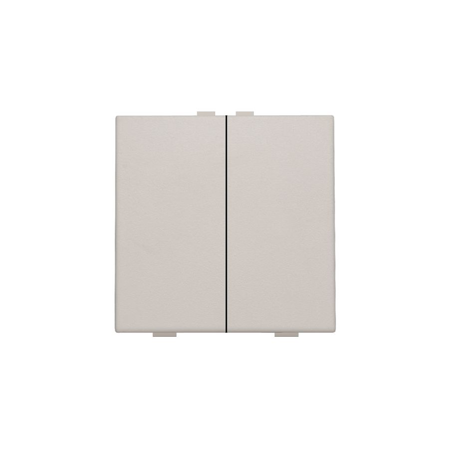2-voudige drukknop Home Control light grey