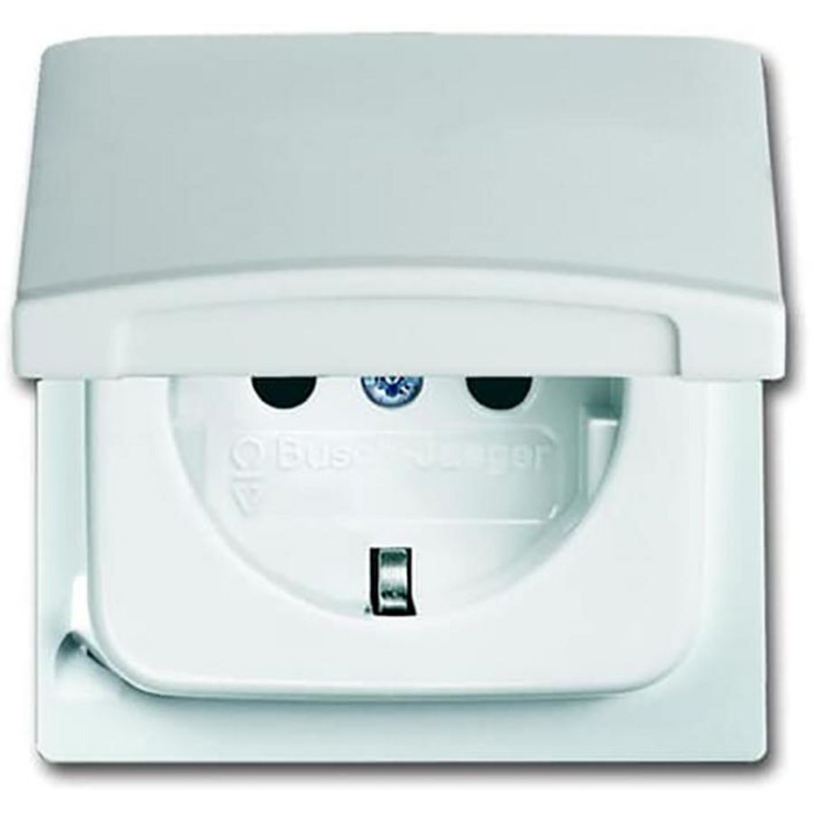 Wandcontactdoos randaarde kd inbouw IP44 A-w creme (20EUGRK-32-101-503)