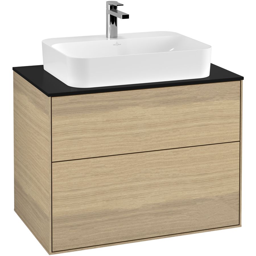 Wastafelonderkast Finion 800x603x501mm Oak Veneer F34200PC