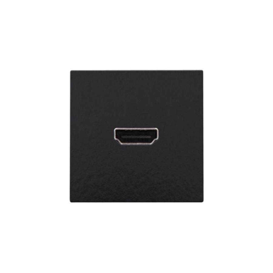 Afwerkingsset met HDMI-naar-HDMI-aansl. piano black coated