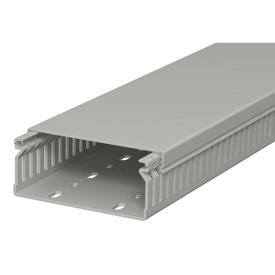 Lengte a 2m. Bedradingskoker 40x100 polyvinylch. steengrijs