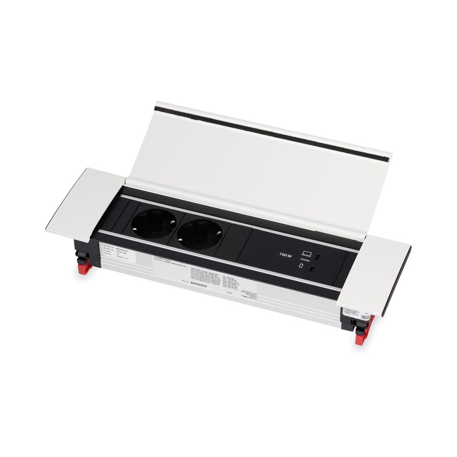 POWER FRAME 2x 230V RA 1x USB C/C chrgr 100W 0,2m GST o.g.