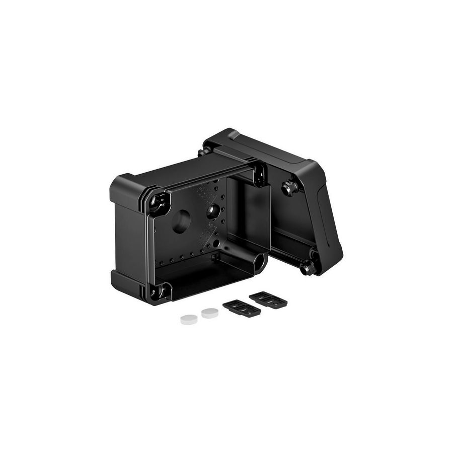 Lege behuizing 150x116x86 polycarbon. graphitzwart RAL 9011