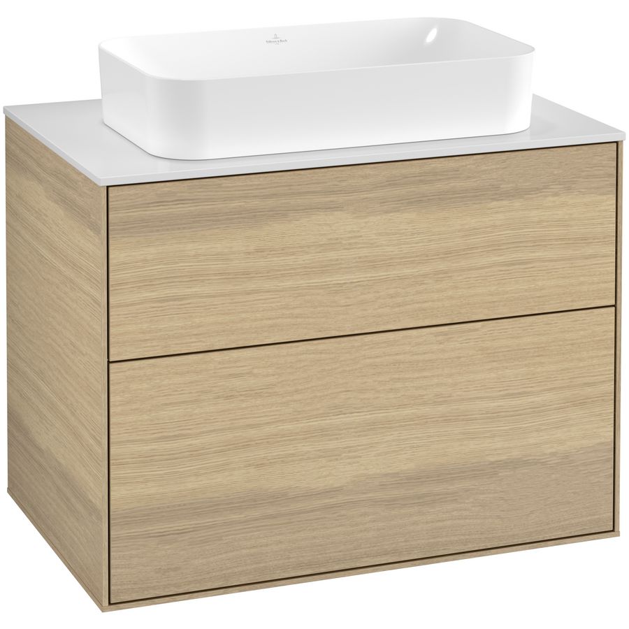 Wastafelonderkast Finion 800x603x501mm Oak Veneer F63100PC