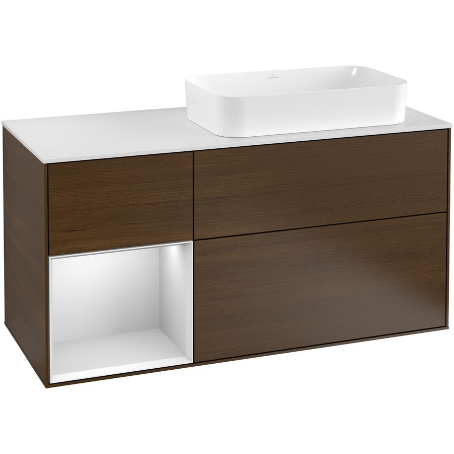 Wastafelonderkast Finion 1200x603x501mm W.Veneer G271MTGN