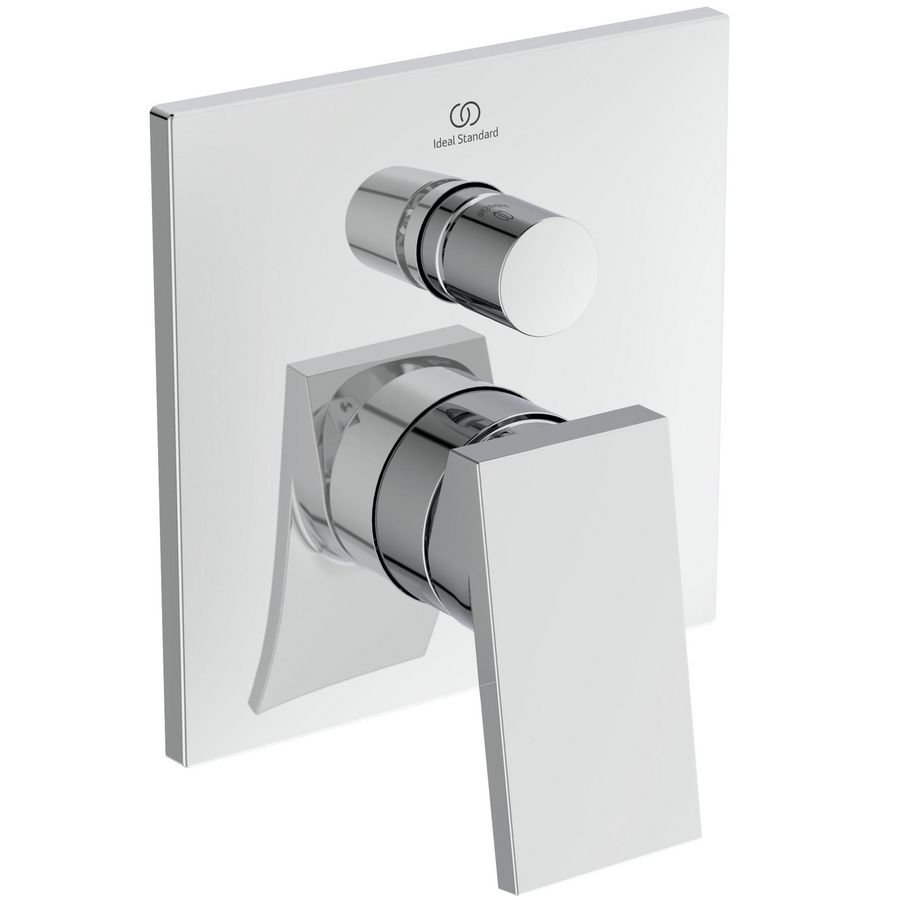 Bad/douchemengkraan (afbouwdeel) chroom Extra