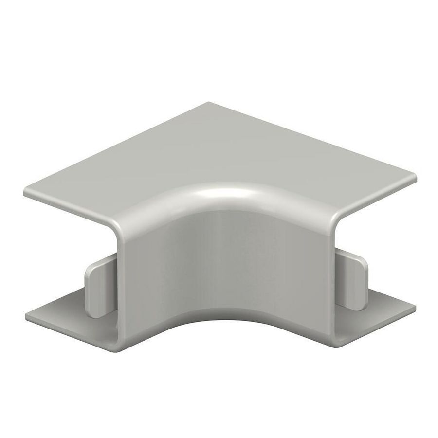 Binnenhoek 20x20mm polyvinylchlorid steengrijs VVE=4