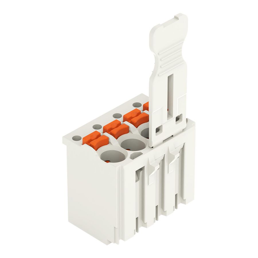 1-draads FE steker Druk lichtgrijs 2091-1104 VVE=100